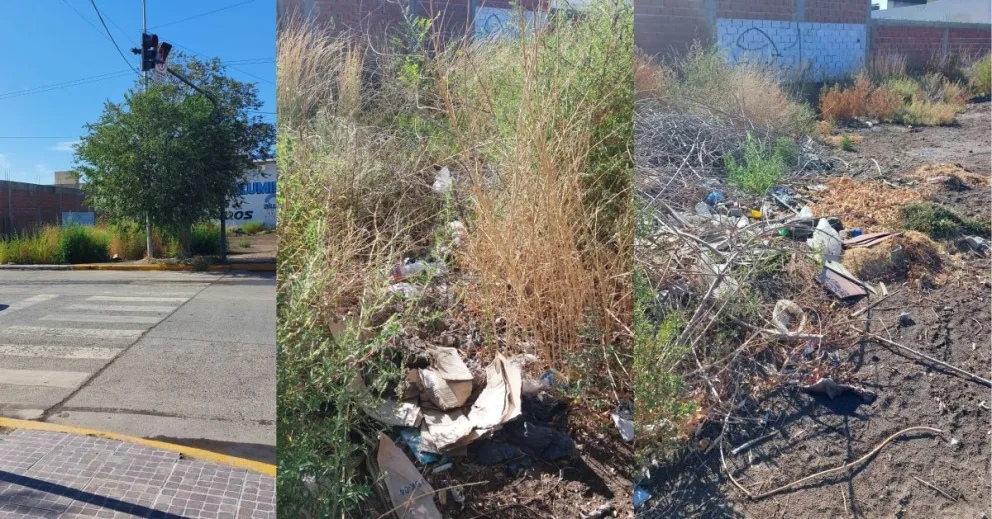 Los microbasurales son una constante en los barrios de la ciudad. 