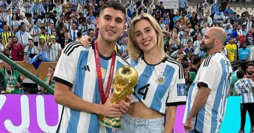 La ex Exequiel Palacios amenaza con vender su medalla de Campeón del Mundo