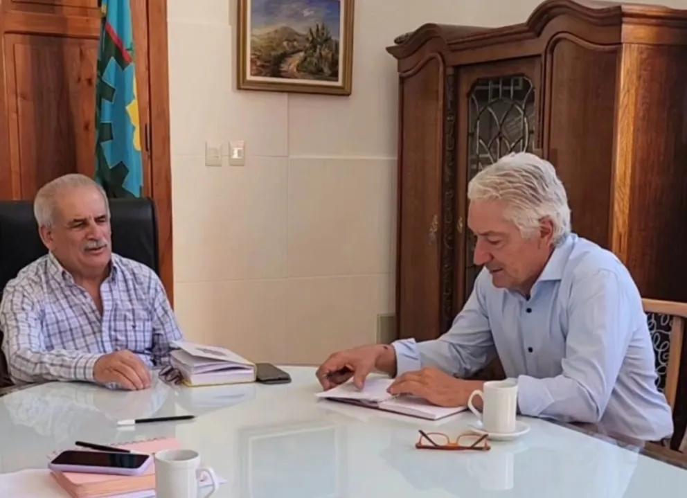 Marino y Zara analizaron la situación de los empleados municipales y las obras públicas