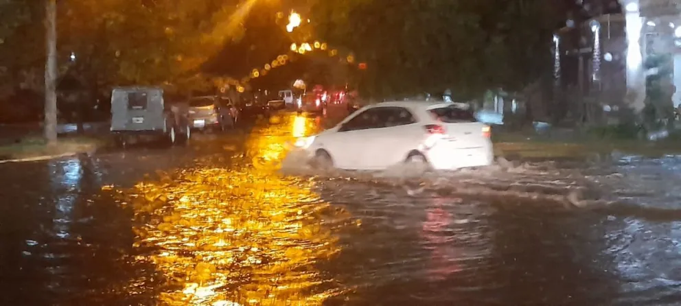 La intensa lluvia generó múltiples complicaciones 