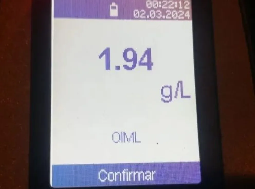 Tres borrachos fueron atrapados en controles de tránsito de este finde