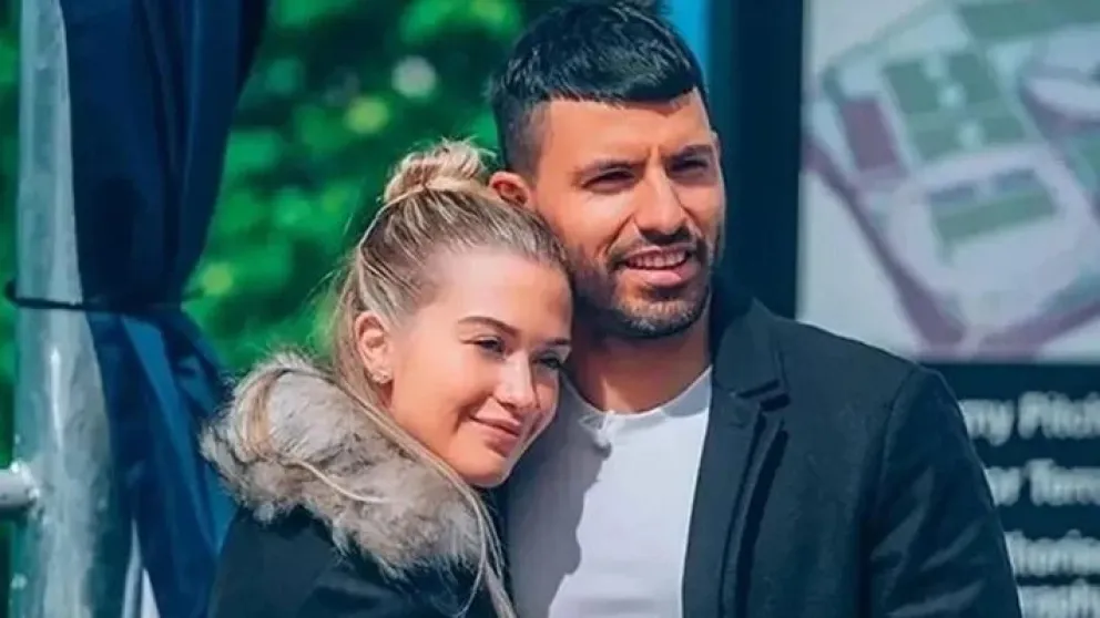 La emoción del Kun Agüero y Sofía Calzetti: confirmaron que serán padres y revelaron el sexo del bebé