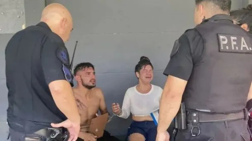 La policía tiró gas pimienta a una embarazada acusada de no pagar el boleto del tren