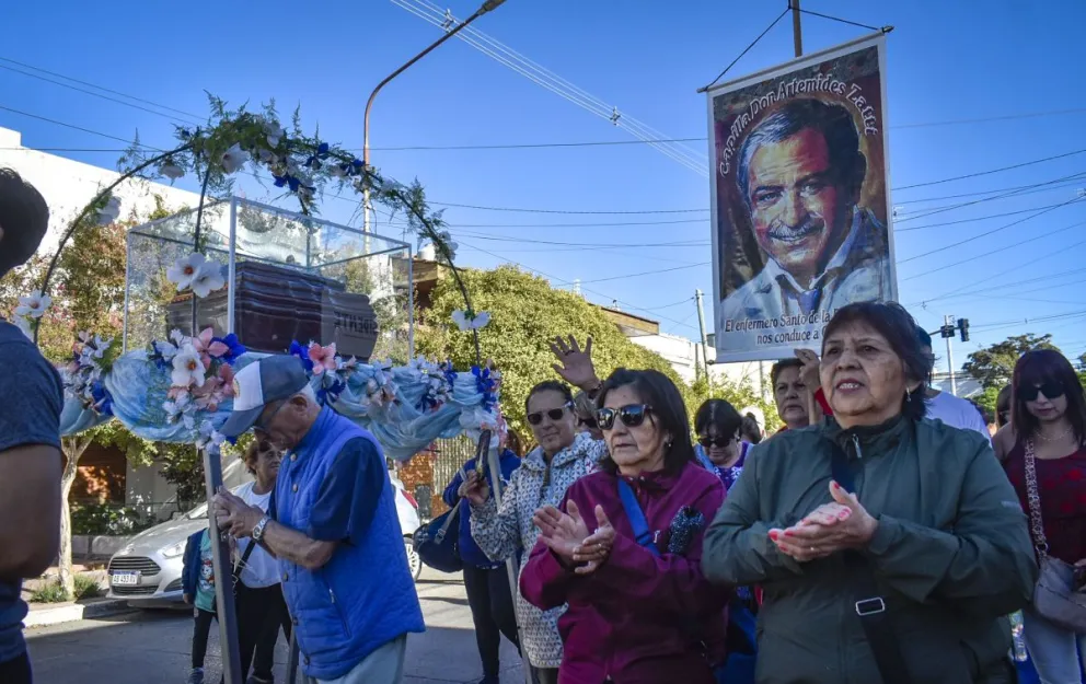 Recordaron historias personales con Zatti y la importancia de mantener viva su figura. Archivo.