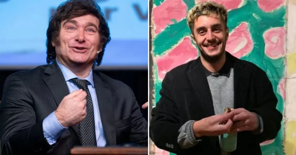 Giro radical: el hijo de Luis Majul critica duramente a Javier Milei