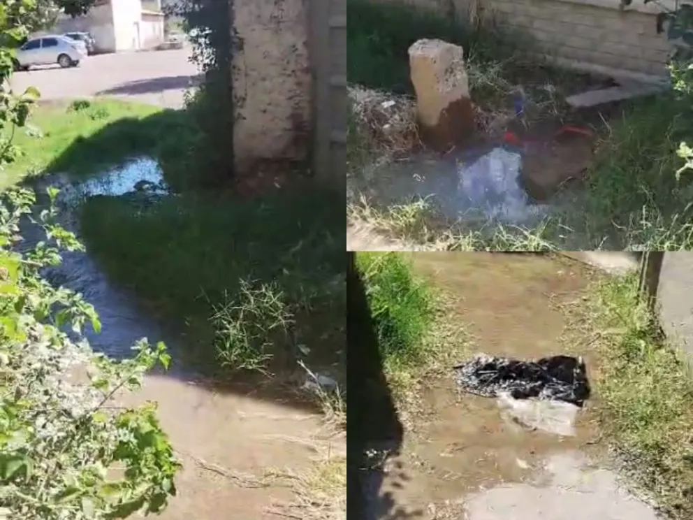 Reclaman por un caño roto en el Guido que derrocha agua potable hace tres meses