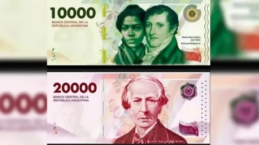 Billetes de $10.000 y $20.000: anunciaron cuándo comenzarán a circular