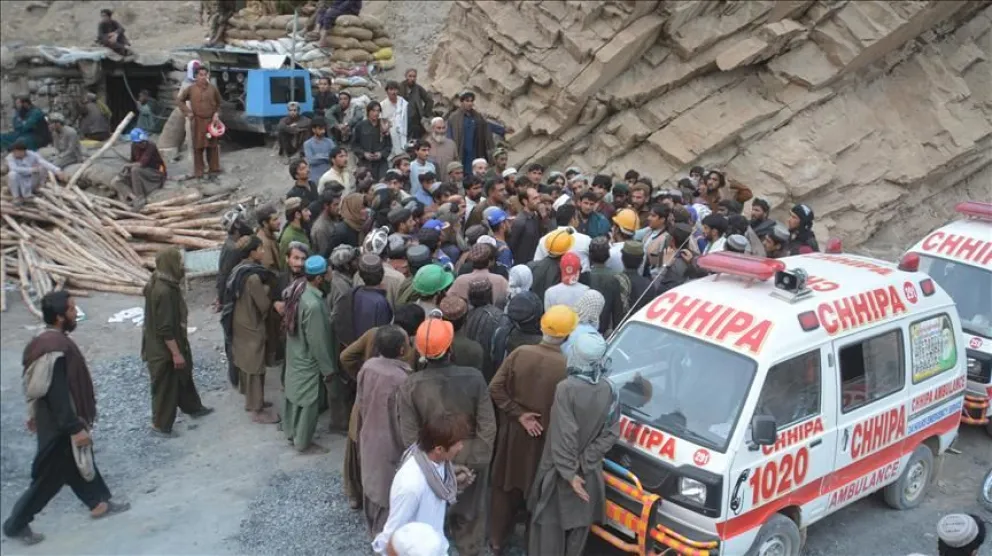 Tragedia en una mina de carbón dejó doce mineros muertos en Pakistán