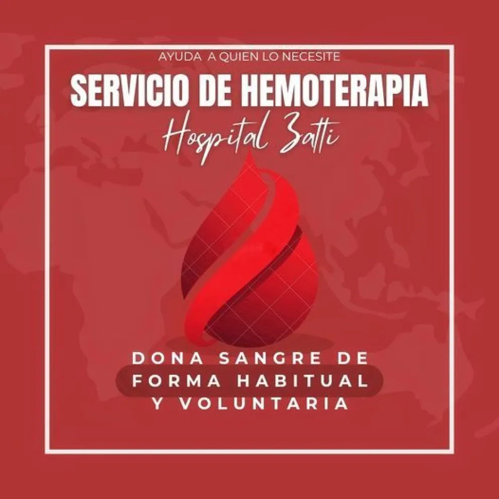 El hospital lanzó una campaña de donación de sangre en vísperas del fin de semana xxl