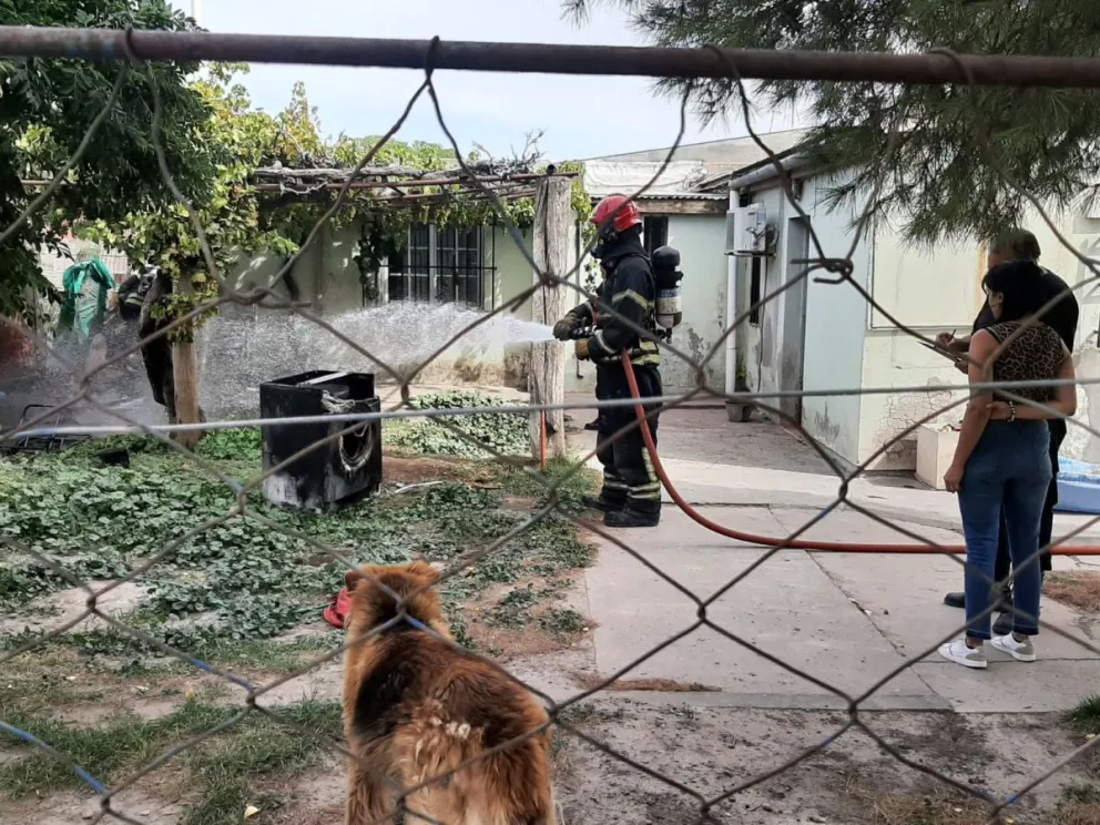 Susto mayúsculo en una vivienda del barrio Santa Clara 