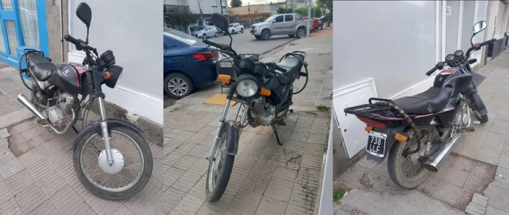 Intensa búsqueda de una moto robada en Viedma