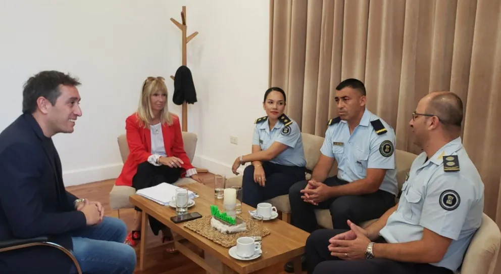 El intendente de Viedma se reunió con autoridades de la U12 para avanzar en los planes de urbanización