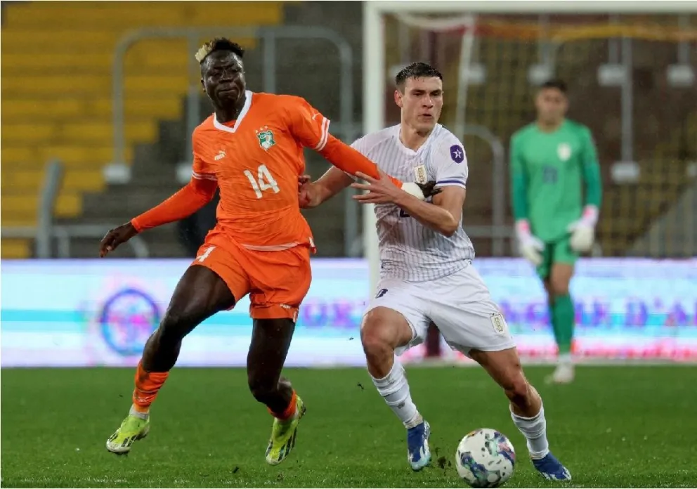 Uruguay no pudo ante Costa de Marfil en Lens