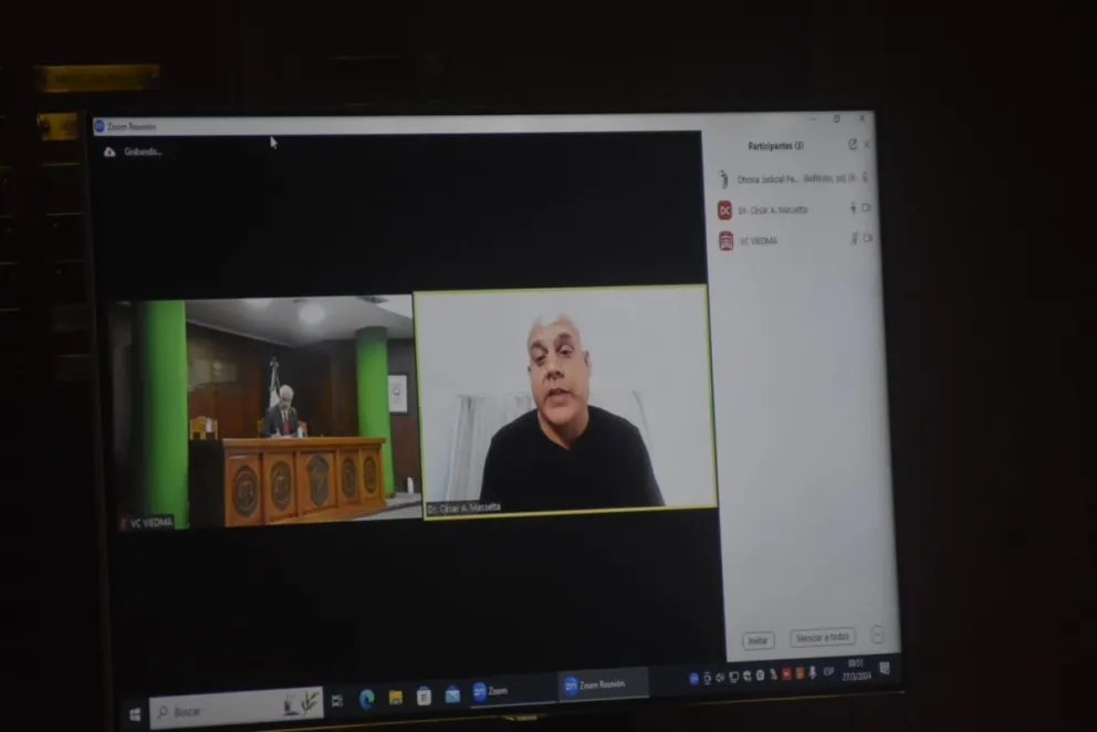 El percance del abogado César Masseta que expuso a Yuthiel Huinca