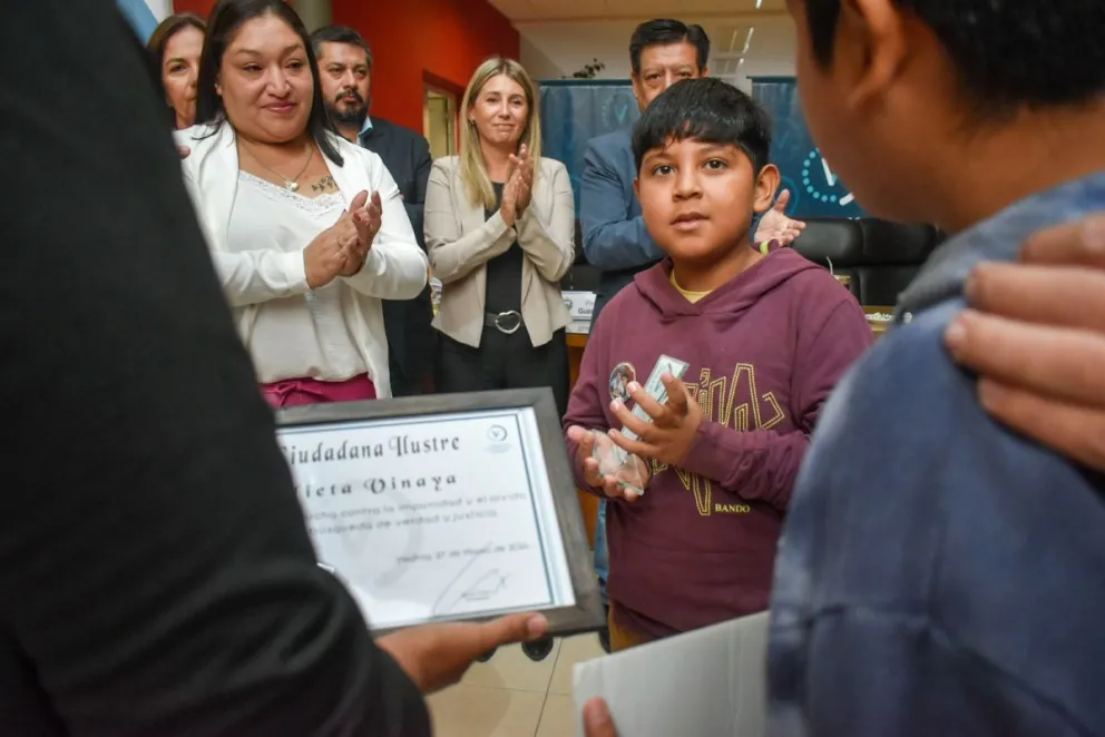 Declaran ciudadana ilustre de Viedma a Julieta Vinaya 