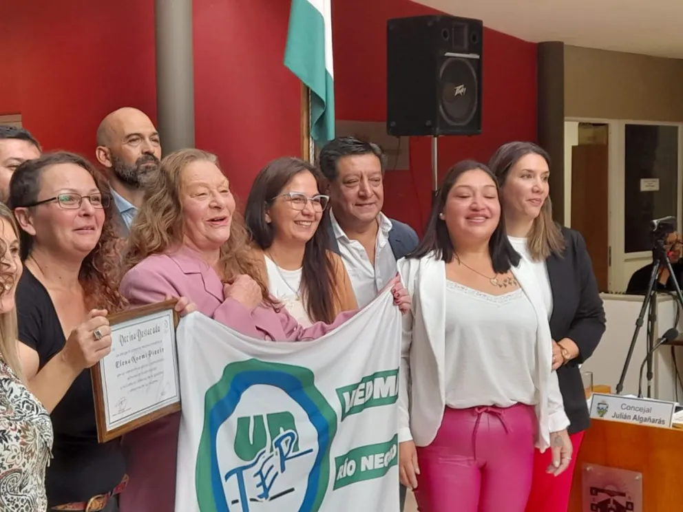Elena Pizzio es "Vecina Destacada" de Viedma