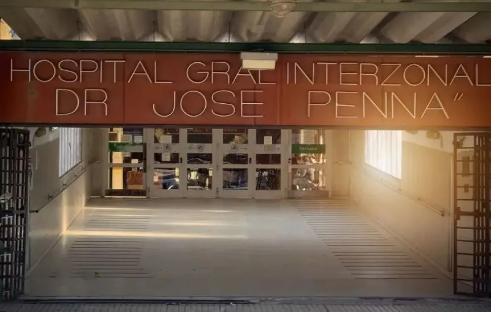 Nosocomio bahiense. Foto archivo.