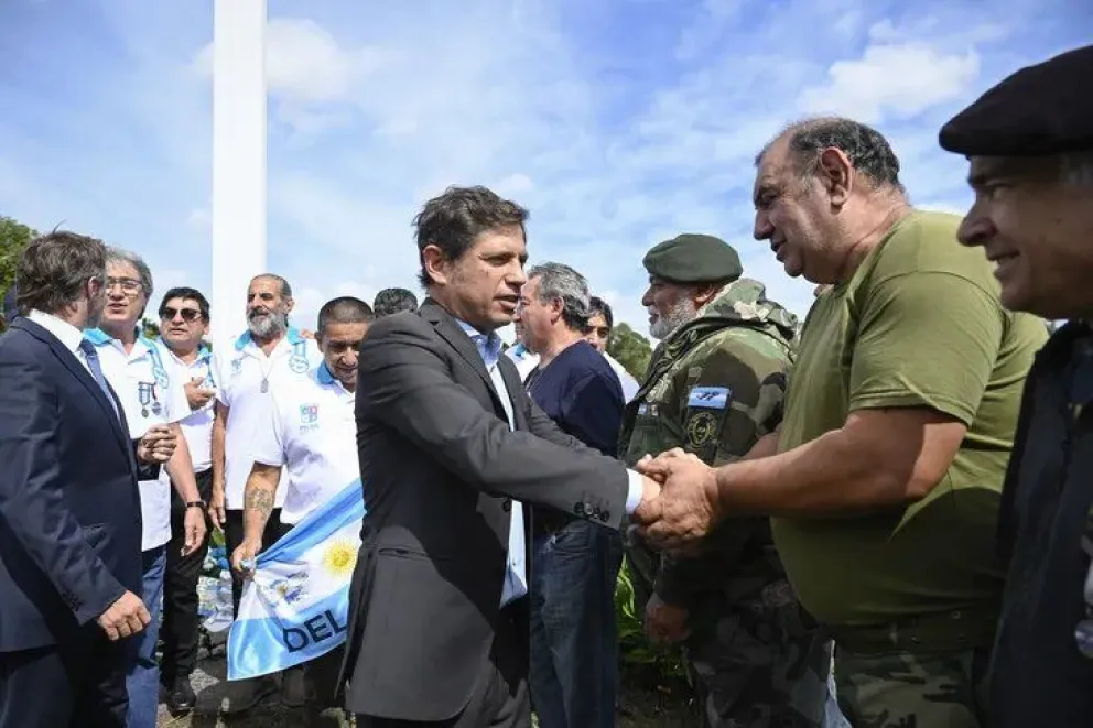 Kicillof cruzó a Milei tras el acto por Malvinas: “No se puede homenajear y tener como ídola a Thatcher”