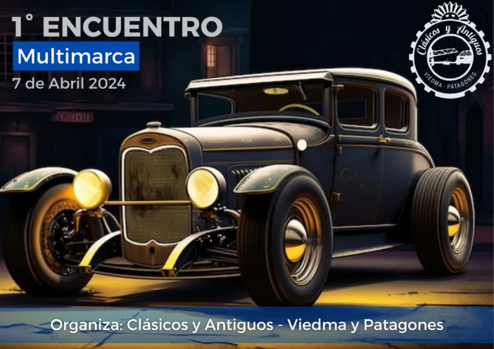 Domingo de autos clásicos y antiguos en Patagones
