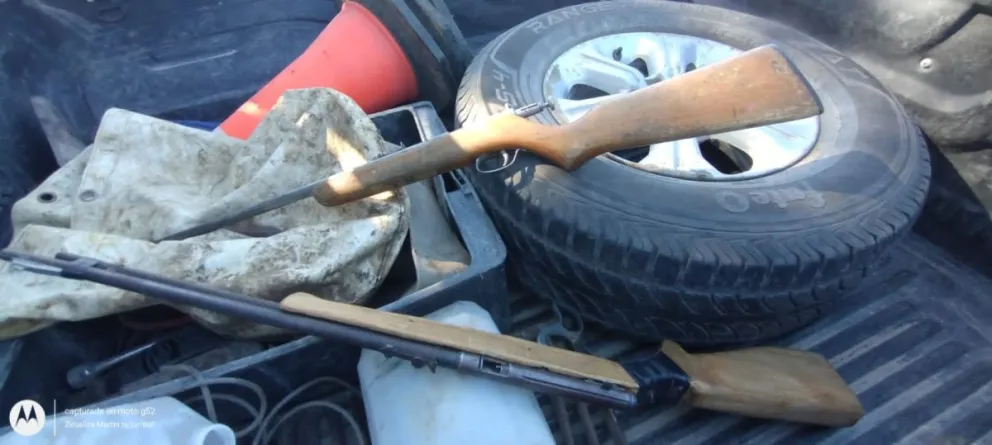 Cazadores furtivos quedaron presos por circular con especies protegidas