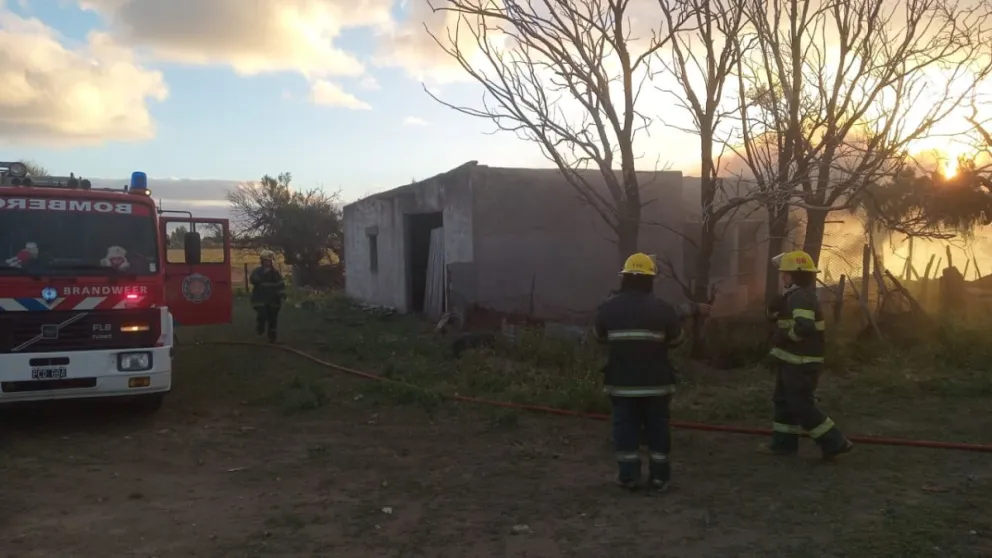 Se registró un incendio "aparentemente intencional" en la zona de chacras