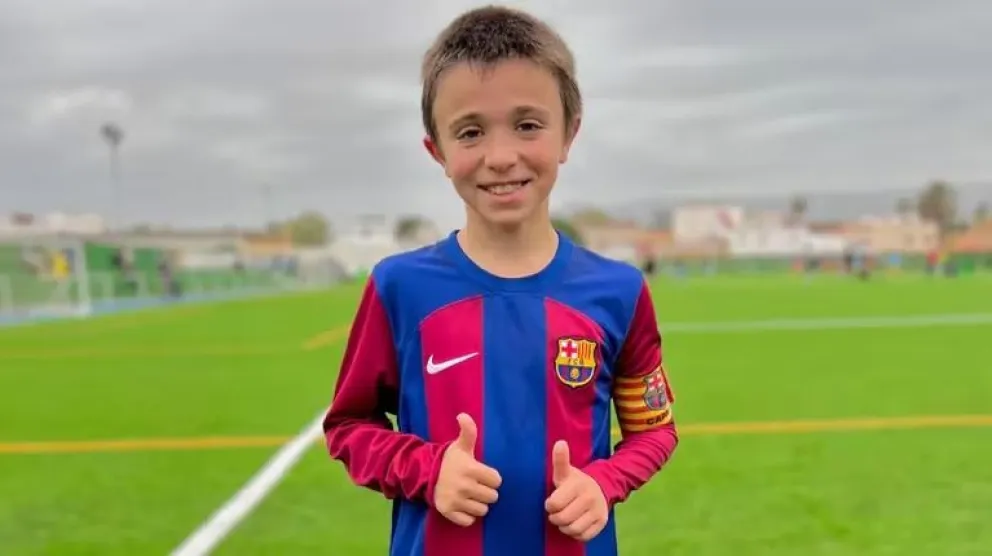 Pedro Juárez, la nueva joya argentina de 10 años que deslumbra en Barcelona
