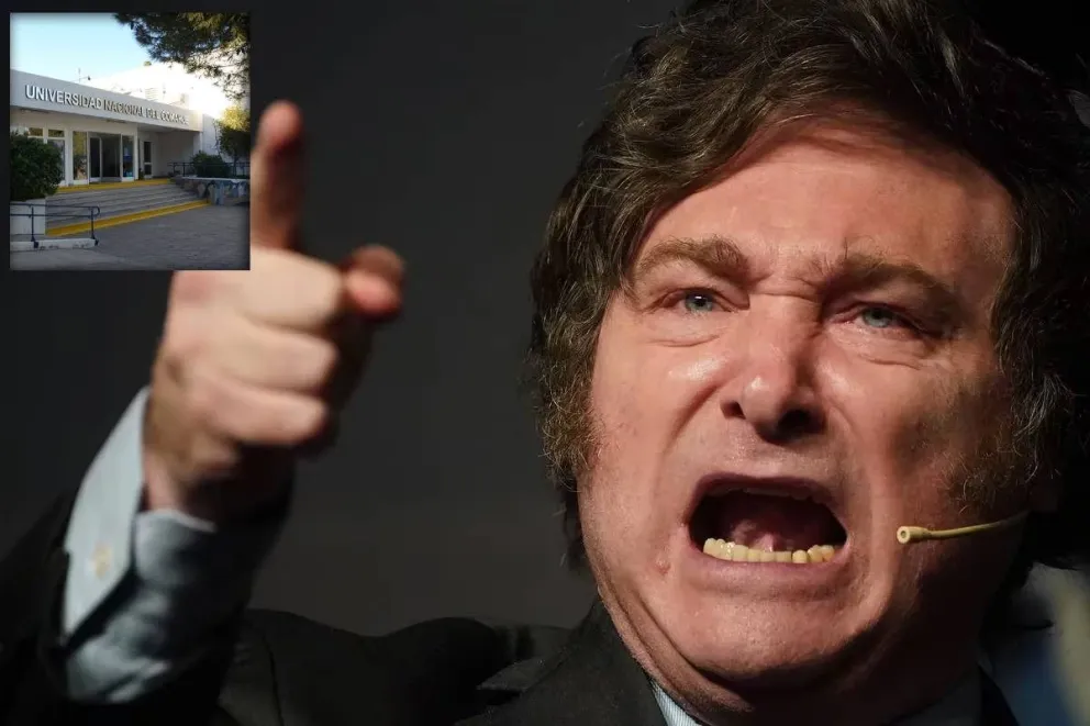 Fuerte crítica de Milei a la UNCo por supuesto "adoctrinamiento"