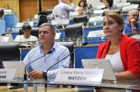Lorena Matzen defendió el borrador de reforma laboral presentado por la UCR