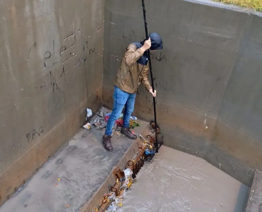 El sistema de desagüe pluvial se mantiene en estado de control y vigilancia