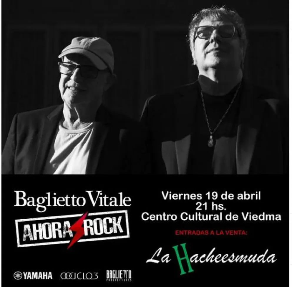 Baglietto y Vitale se presentan en Viedma