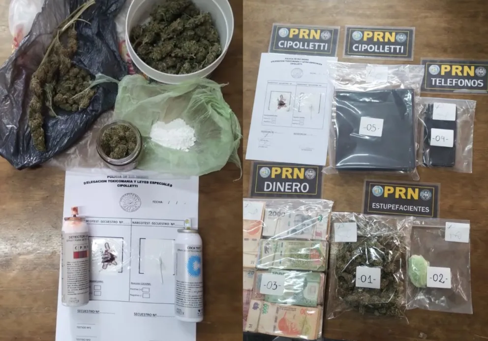 Hallan importantes cargamentos de droga 