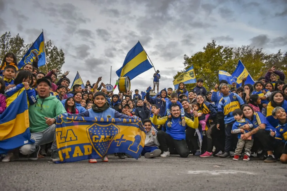 “A lo Boca se vive mejor”: los Xeneizes de la Comarca se reunieron para festejar el triunfo en el clásico
