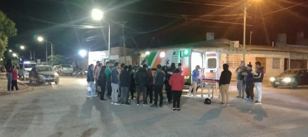 Un motociclista resultó lesionado en un accidente de tránsito  