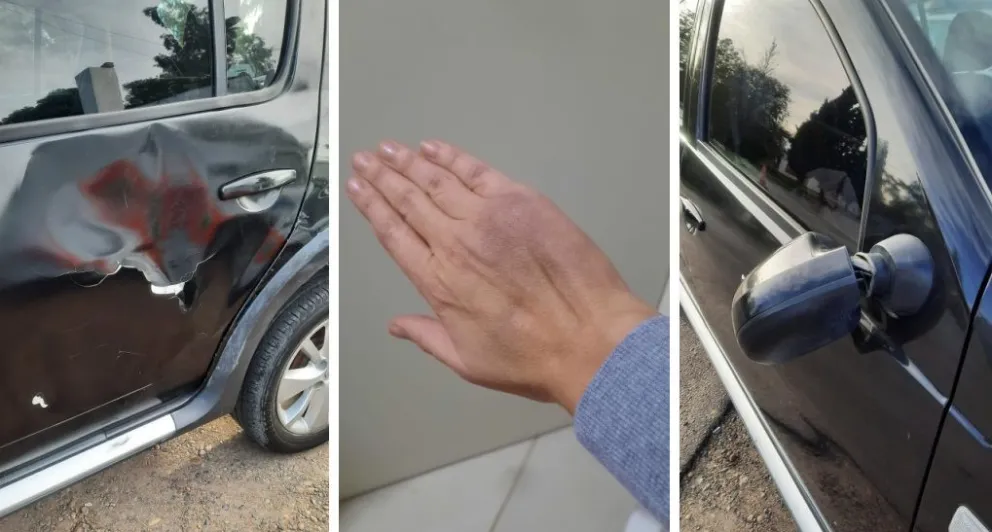 Una mujer vivió un repudiable acto en la costanera de Viedma: “Me acosaron, insultaron, pegaron y destrozaron mi auto”