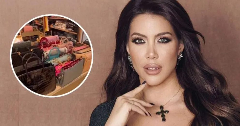 El lujoso armario de zapatos y bolsos de Wanda Nara en Milán