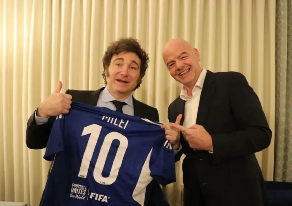 Reunión entre Milei e Infantino de la FIFA: el motivo