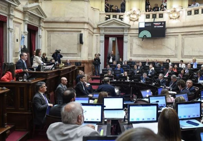 Comenzó el debate en el Senado sobre la Ley Bases: seguilo en vivo