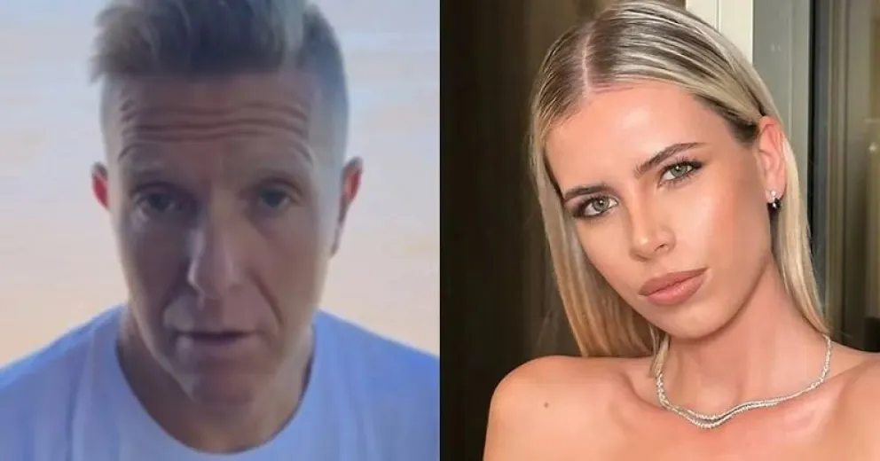 El descuido de Fantino con su bebé que provocó el enojo de Coni Mosqueira