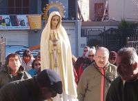 Procesión y celebración en honor a la Virgen de Fátima