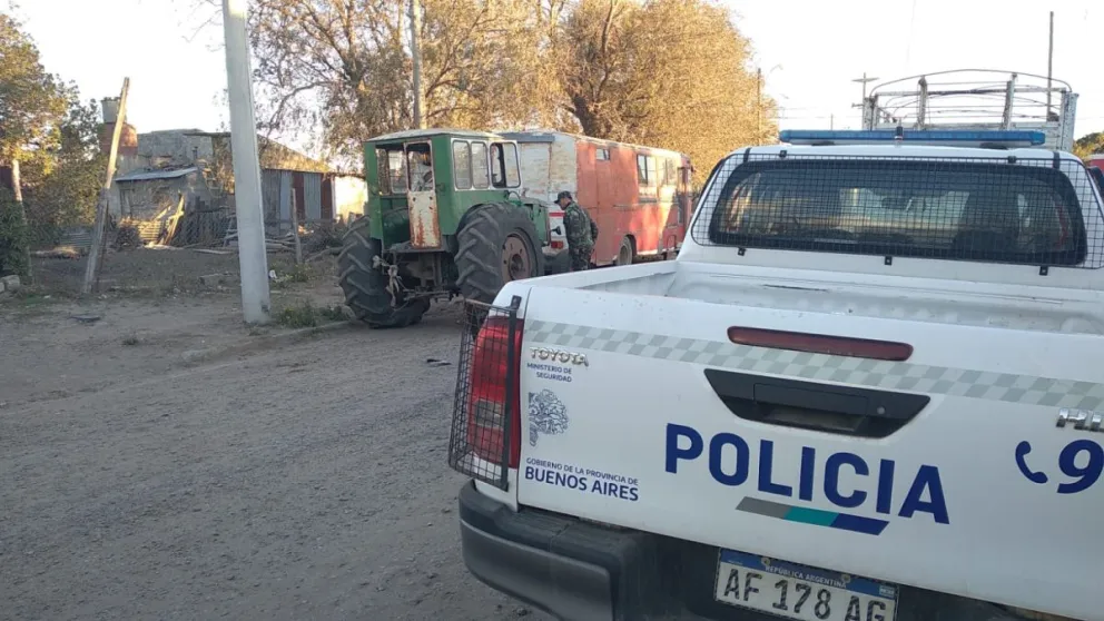 Insólito hecho: en raid delictivo, primero robaron una moto y después un tractor