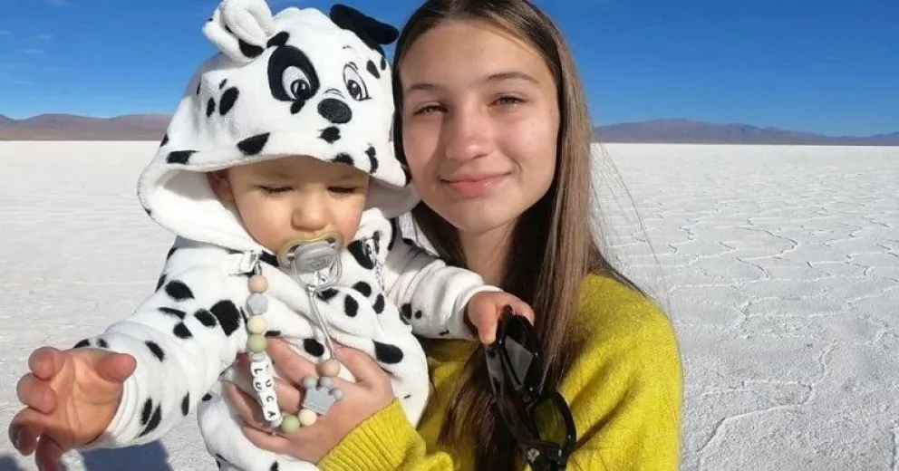 ¡Súper dulces! Indiana Cubero comparte una tierna foto junto a Luca, su hermanito menor