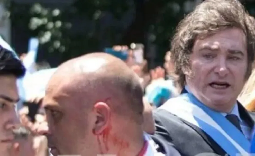 Condenaron a prisión al hombre que le tiró un botellazo a Milei