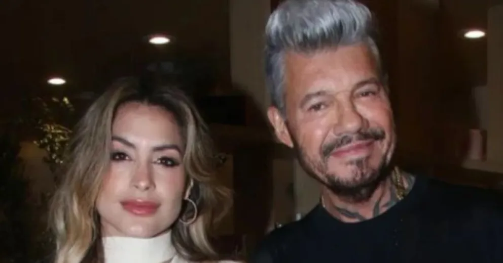 Divertida velada romántica entre Marcelo Tinelli y Milett Figueroa
