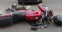 Un motociclista sufrió una grave fractura en el barrio Santa Clara