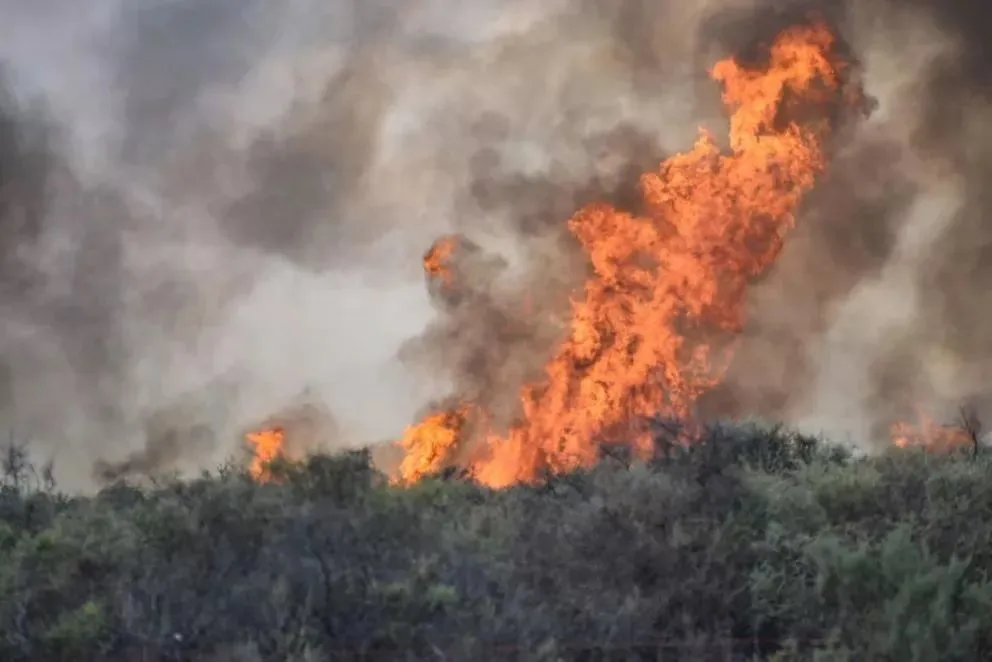 Indemnizarán a un bombero que combatió un incendio en El Cóndor y se lesionó al caer a un canal de riego