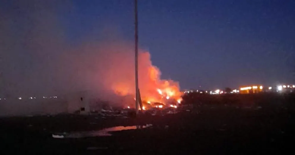 La basura arde en Viedma y los vecinos sufren el humo tóxico