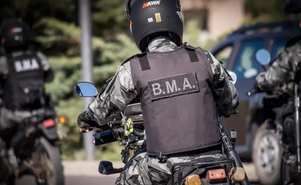 Apareció desarmada la moto de la BMA