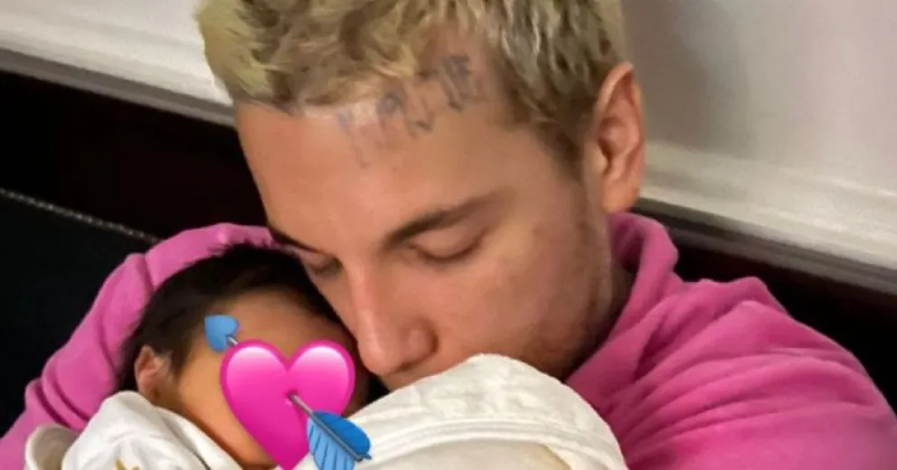 Alex Caniggia, un padre tierno y amoroso junto a su hija Venezia