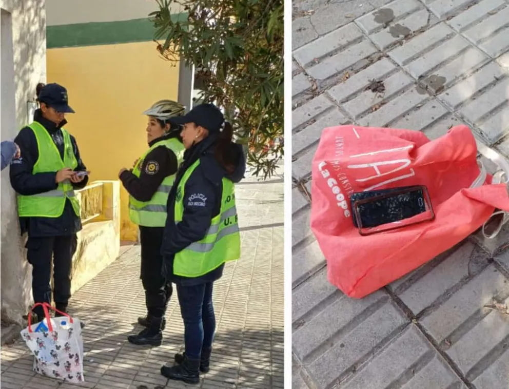 En pocos minutos, personal de la Comisaría 1° atrapó a un ladrón