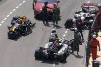 Video: el terrible accidente del piloto Checo Pérez en Mónaco